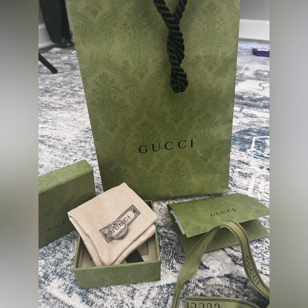 Gucci Sterling Silver GG Flower Ring size 6 🔥 full inclusion - COA box and bag - Picture 7 of 8